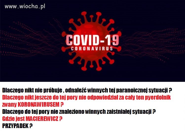 KORONAwirus - DLACZEGO?