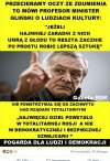 Kolejna granica pogardy i arogancji przez ludzi tej władzy 