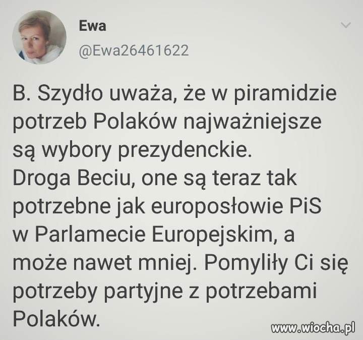 Piramida potrzeb Polaków 