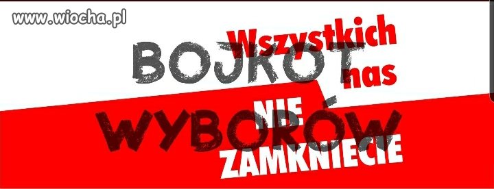 BOJKOT WYBORÓW