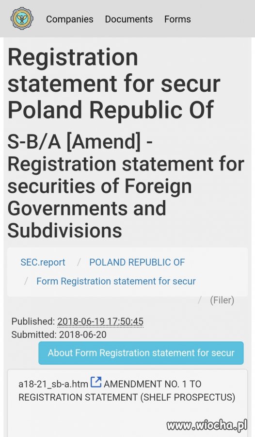 Raport sec czyli odpowiednik knf