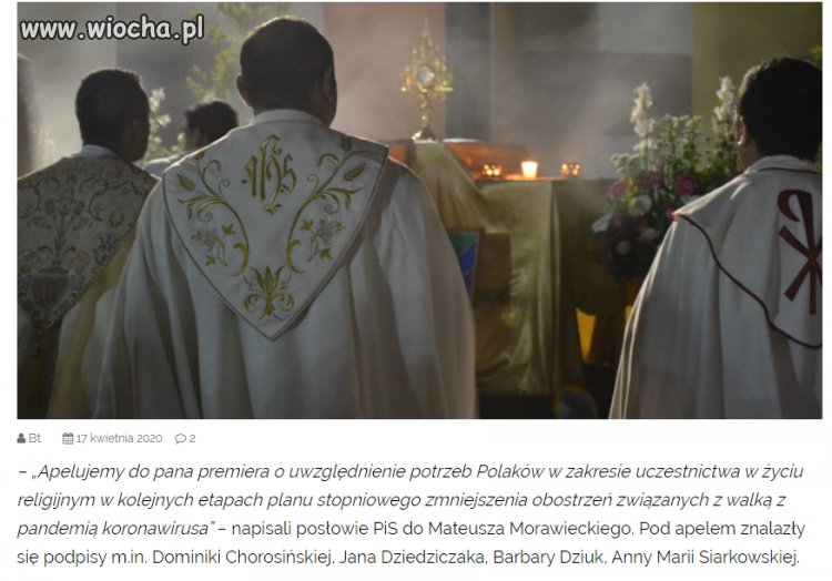 Apel zbłąkanych owieczek