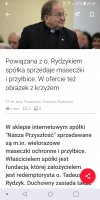 Biznes się kręci. Ciekawe skąd on ma te maseczki?