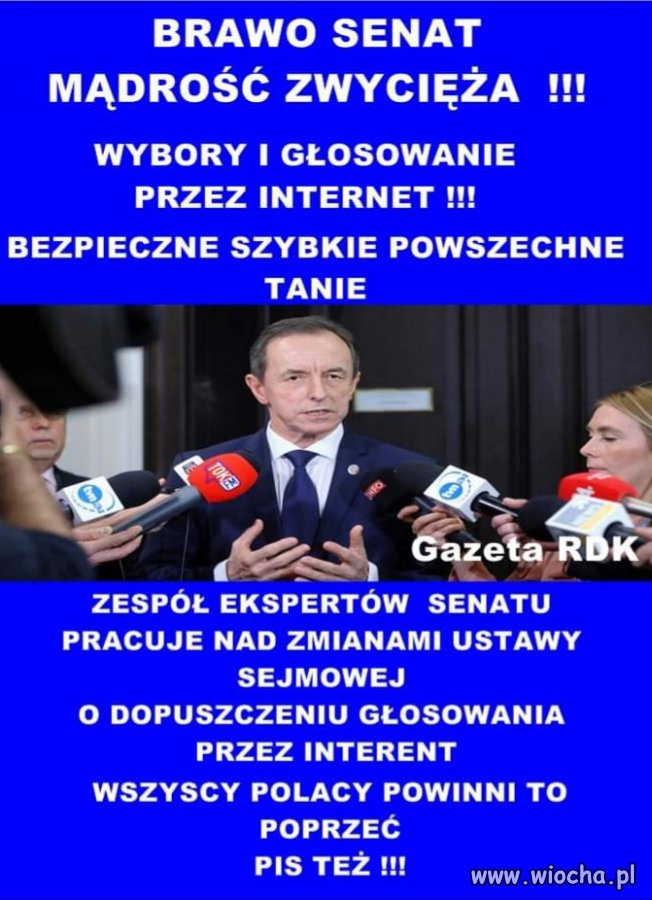 Senat jest naiwny, jeśli wierzy w to