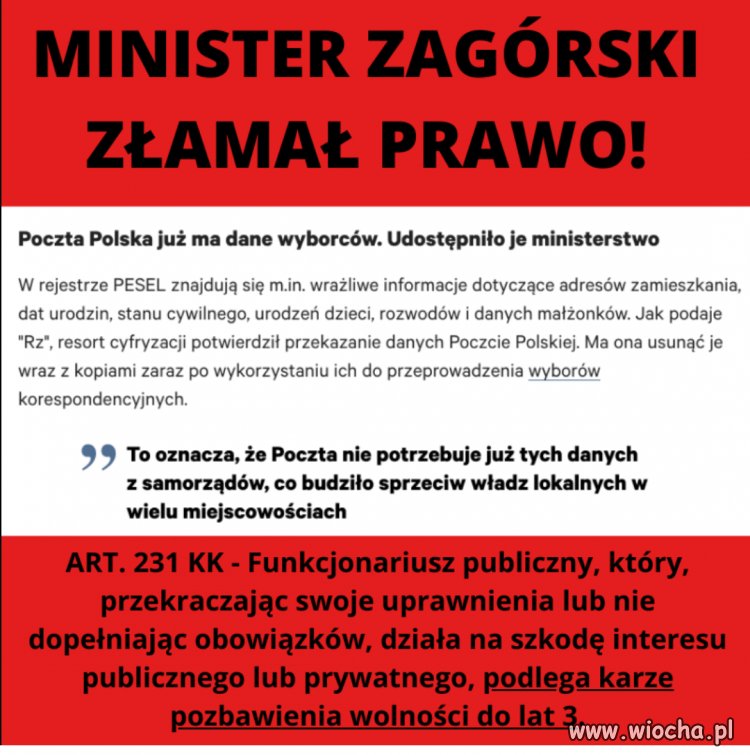 Nigdy żadnej władzy nie groziło tyle wyroków