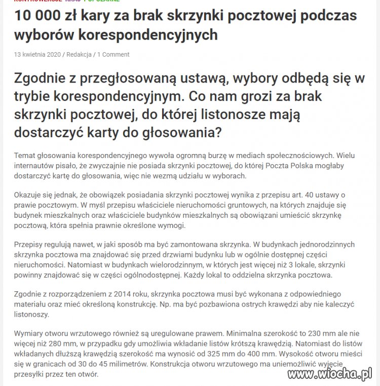 Konstytucyjne PRAWO do głosowania