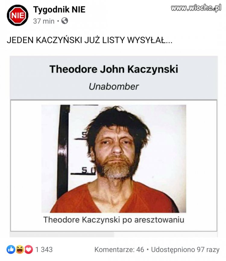 Jeden Kaczyński już listy wysyłał...