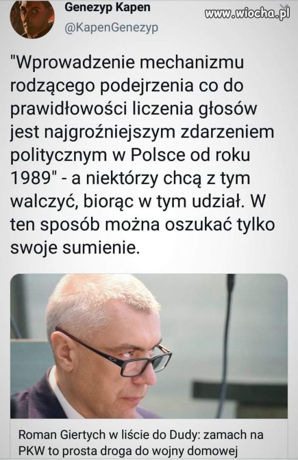 Prosta droga do wojny domowej...