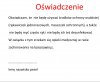 Oswiadczenie