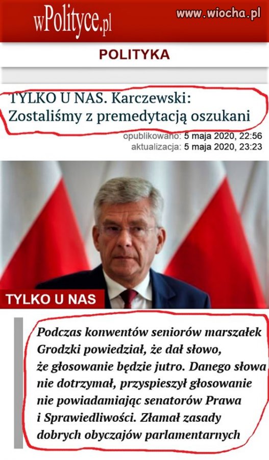 Jak ten chłop się kompromituje