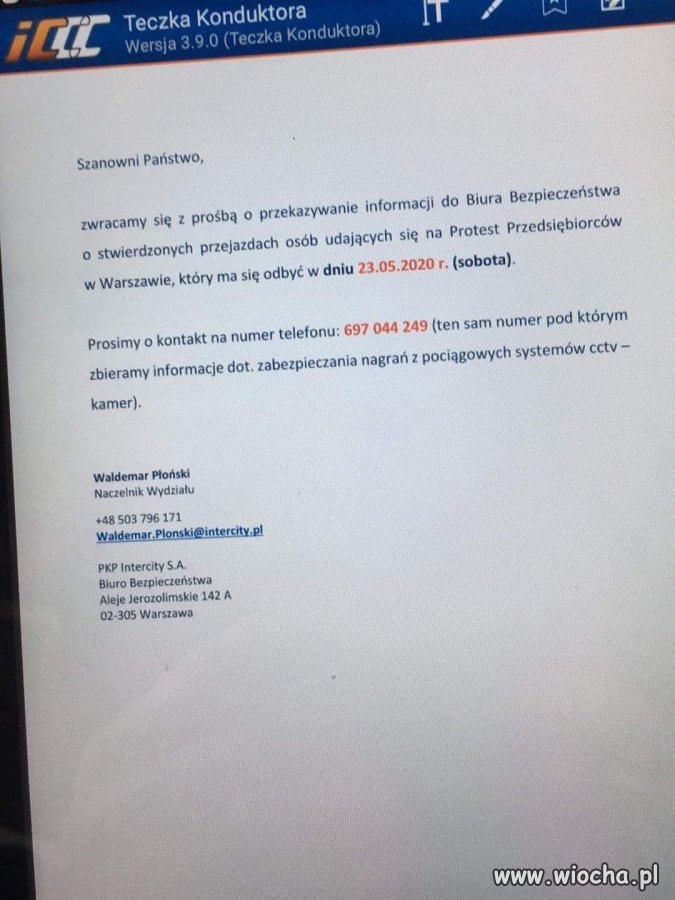 PKP też bawi się w inwigilację