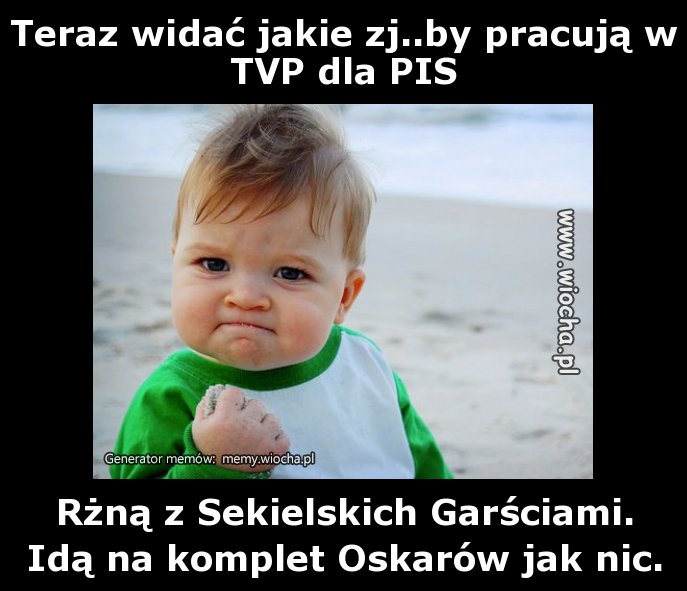 Teraz widać jakie zj..by pracują w TVP dla PIS