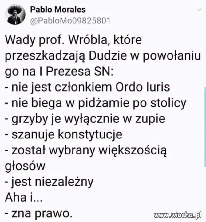 Wady profesora Wróbla...