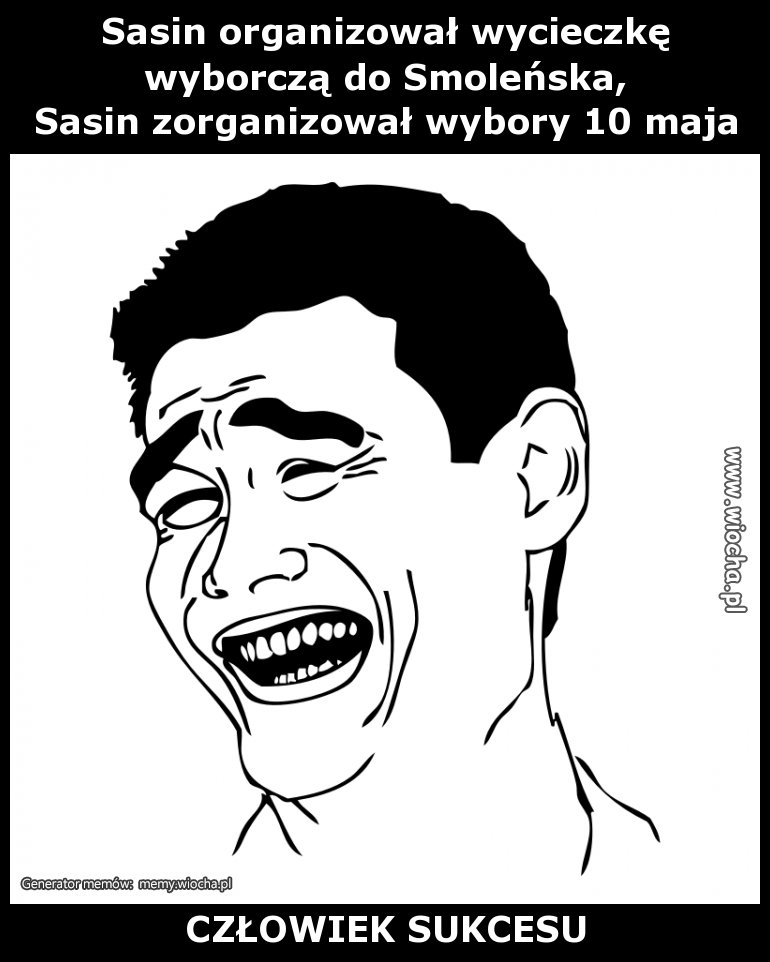 Sasin organizował wycieczkę wyborczą do