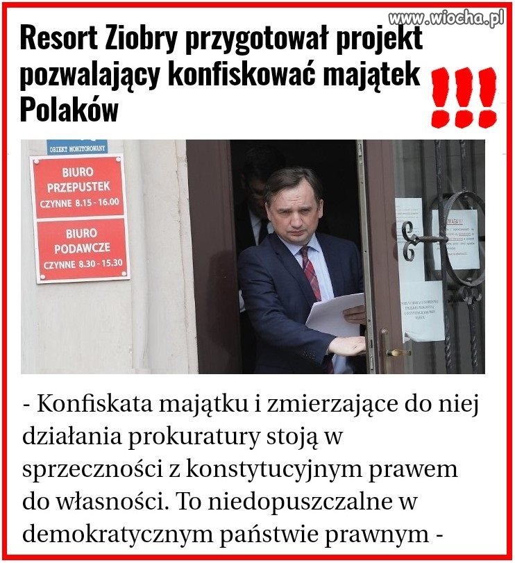 Szykują zamach na naszą kasę ...