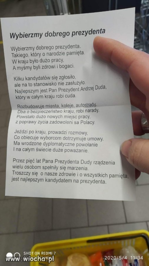 Kogoś tu nieźle 
