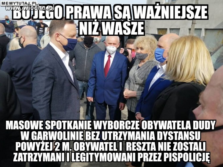 Ciekawe czy obywatel Duda dostanie mandat...