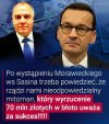 70 baniek poszło się je...ć
