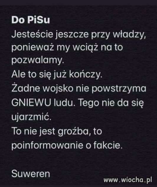 Szkoda tylko, że gniewny Lud