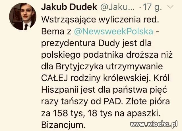 Praca, pokora, umiar ...