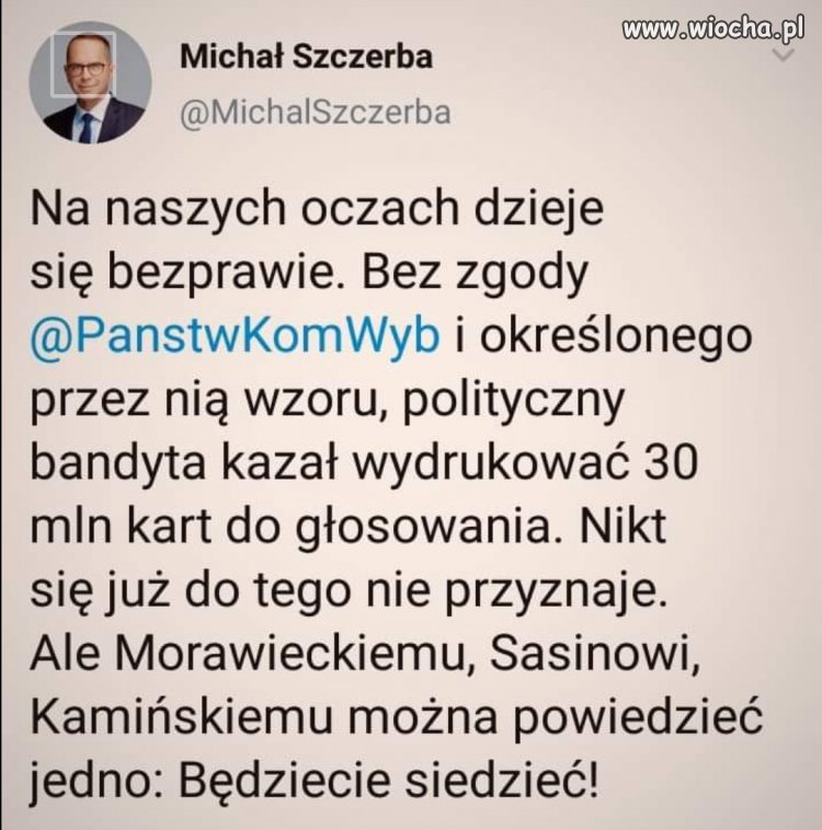 Będziecie siedzieć