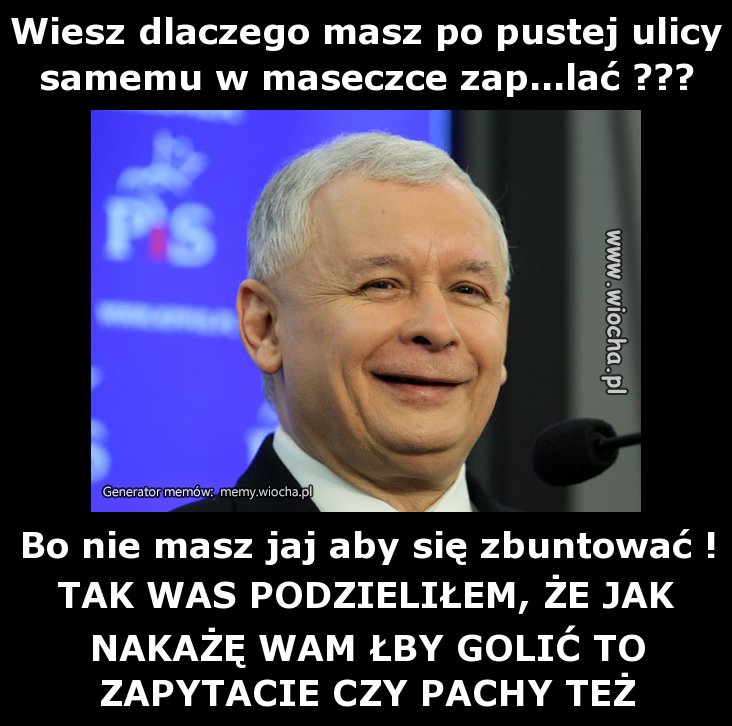 Wiesz dlaczego masz po pustej ulicy samemu w