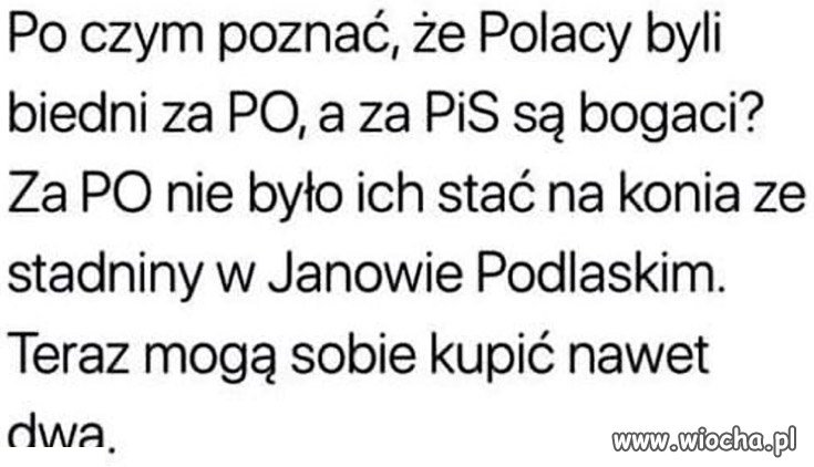 I jak tu się nie cieszyć z takiego rządu