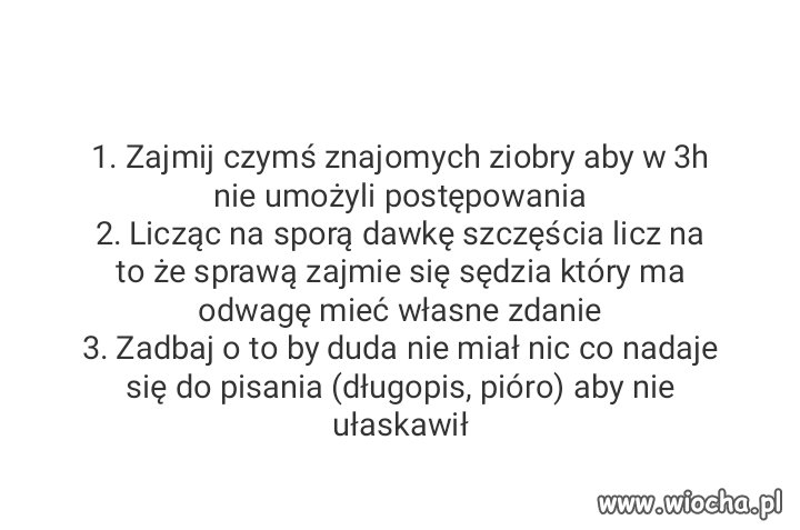 Skazanie kogoś z pis jest dziecinnie proste