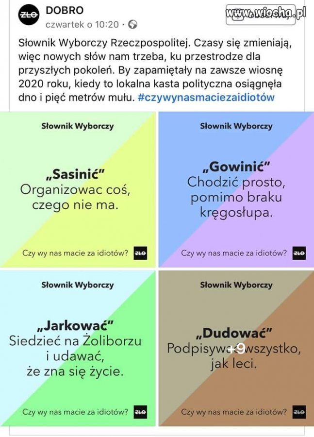 W języku polskim pojawiły się neologizmy ...