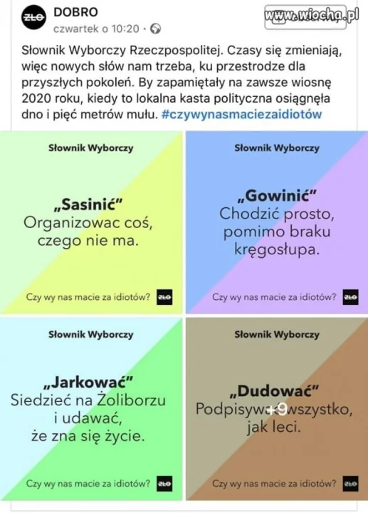 W języku polskim pojawiły się neologizmy ...