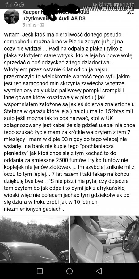 Kiedy twoje Audi zawiedzie