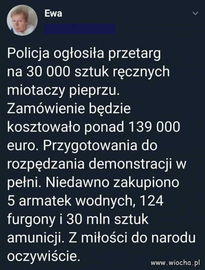 Władza się zbroi. Oj będzie się działo ... 