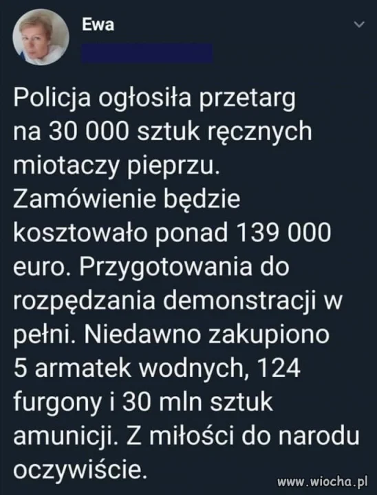 Władza się zbroi. Oj będzie się działo ... 