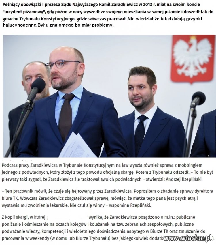 Ciekawe jakie mają haki na niego?Ćpun,gej?