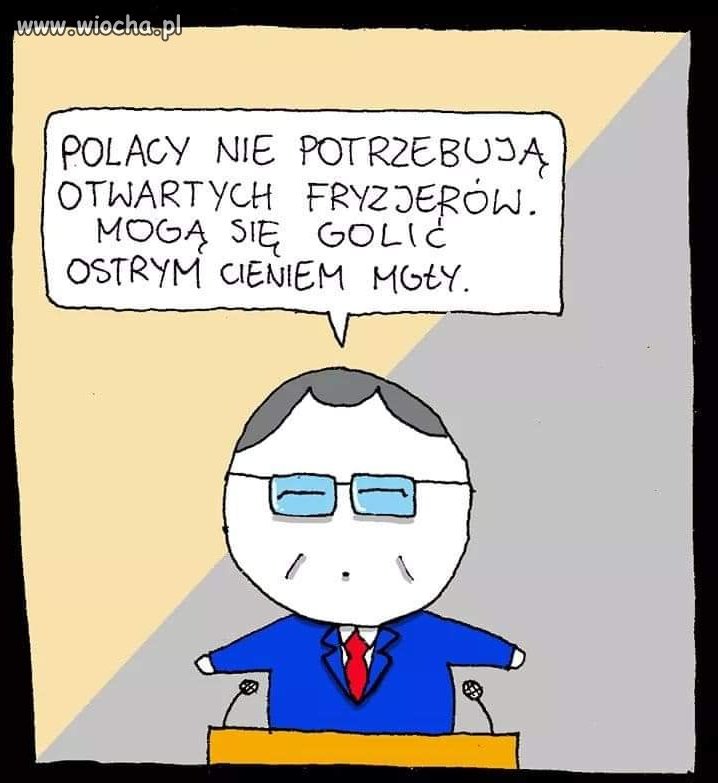 Gdy fryzjer nieczynny... 