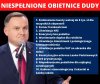 Niespełnione obietnice Prezydenta...