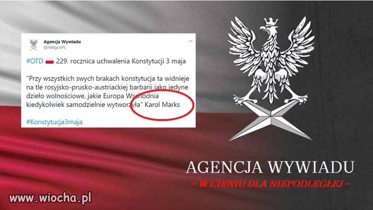 Polska Agencja Wywiadu cytuje Karola Marksa