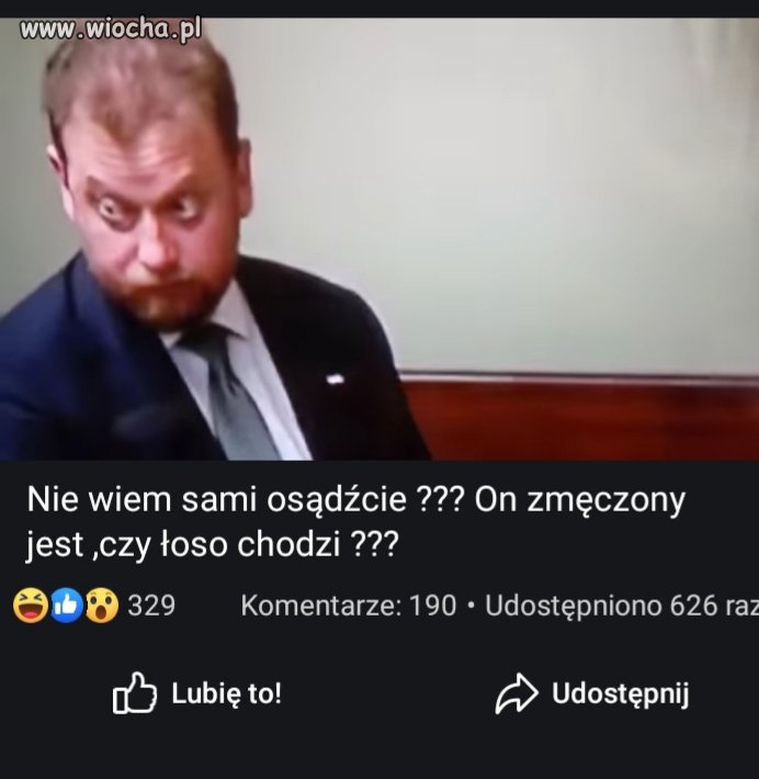 Pan Minister coś  bierze ?