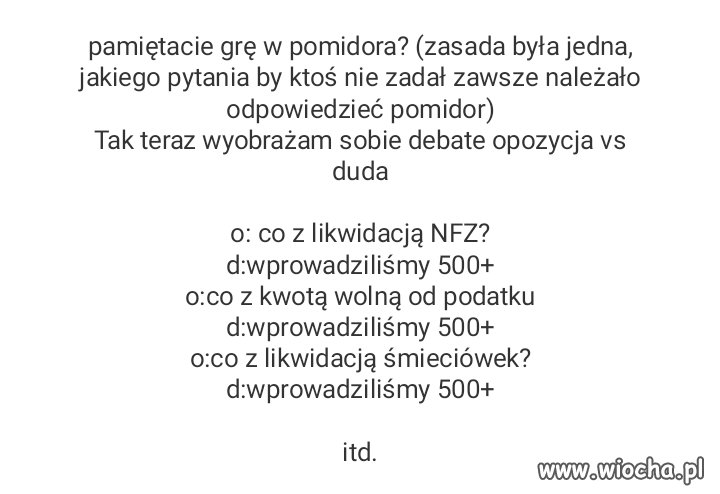 Opozycja vs duda