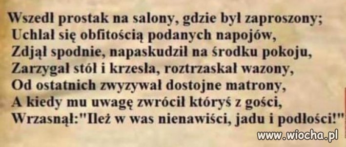 O kim jest ten wierszyk ? Z kim się Wam kojarzy ?