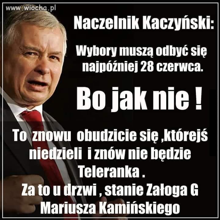 A ja myślałem,że to marszałek sejmu