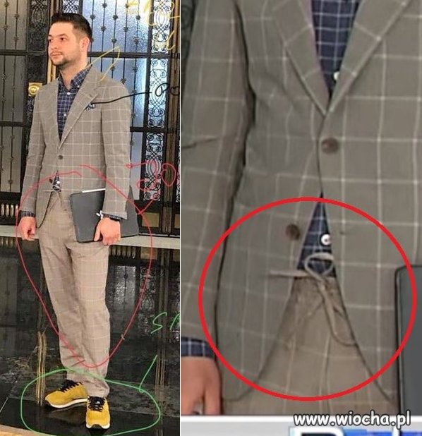 Przyzwyczaja się do krat i nie nosi paska