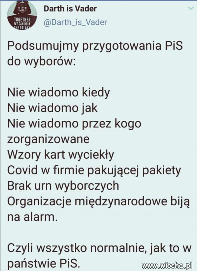 Ale za to wynik już znany