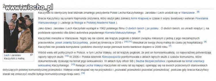 Brytyjska wiki o orientacji sexualnej wodza narodu