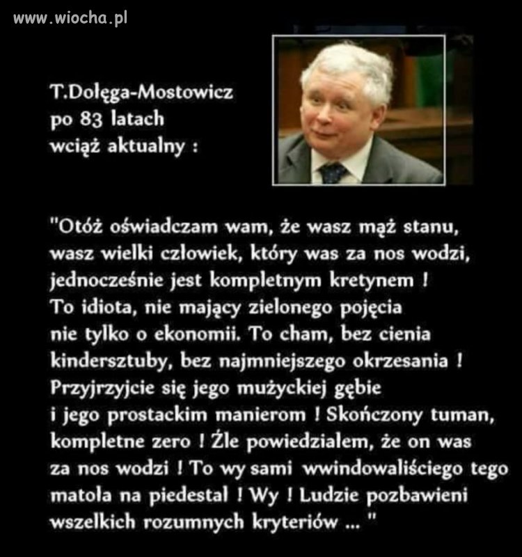 Już kiedyś przewidział