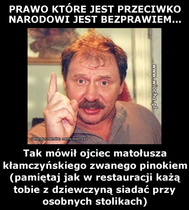 PRAWO KTÓRE JEST PRZECIWKO NARODOWI JEST