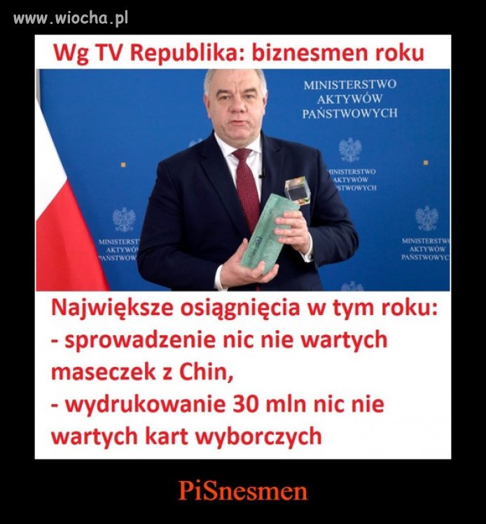 Tylko kto zapłaci za te jego biznesy ?