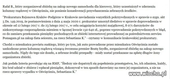 Dzięki waszemu fanatyzmowi
