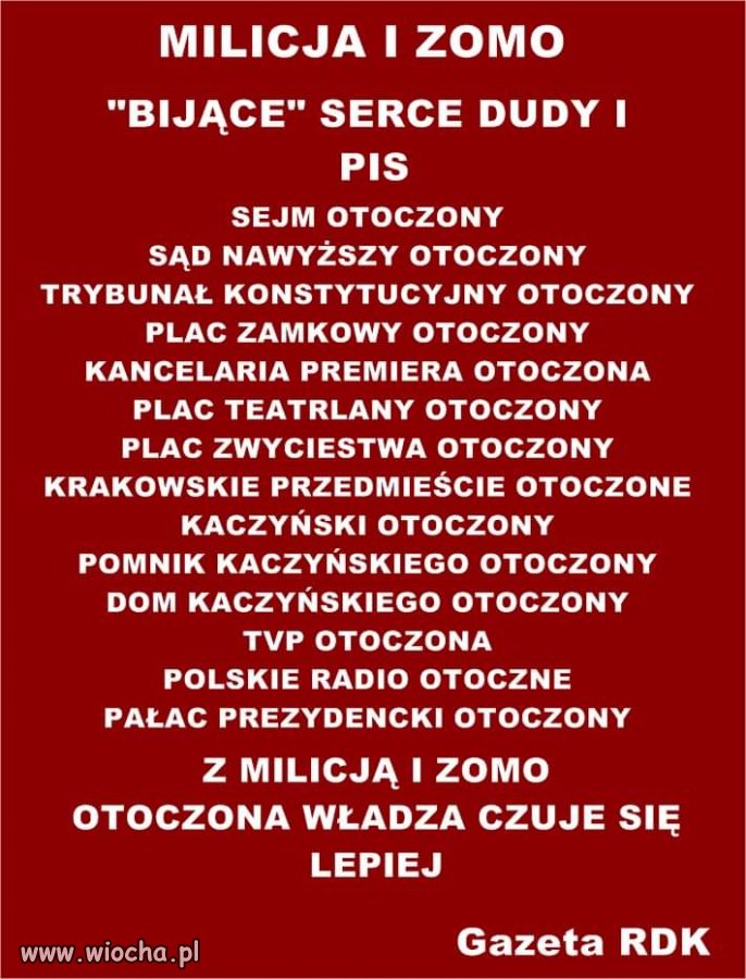 Ale jest bezpiecznie w naszym kraju
