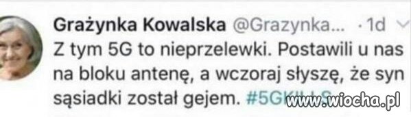 5G i syn sąsiadki 